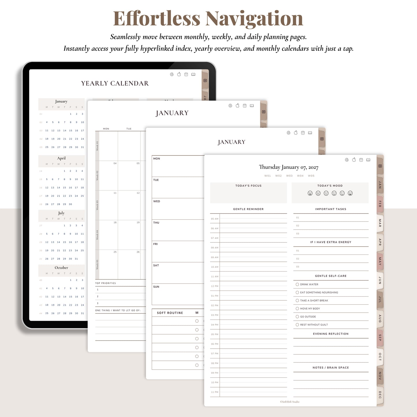 Soft Survival | Burnout Recovery Planner