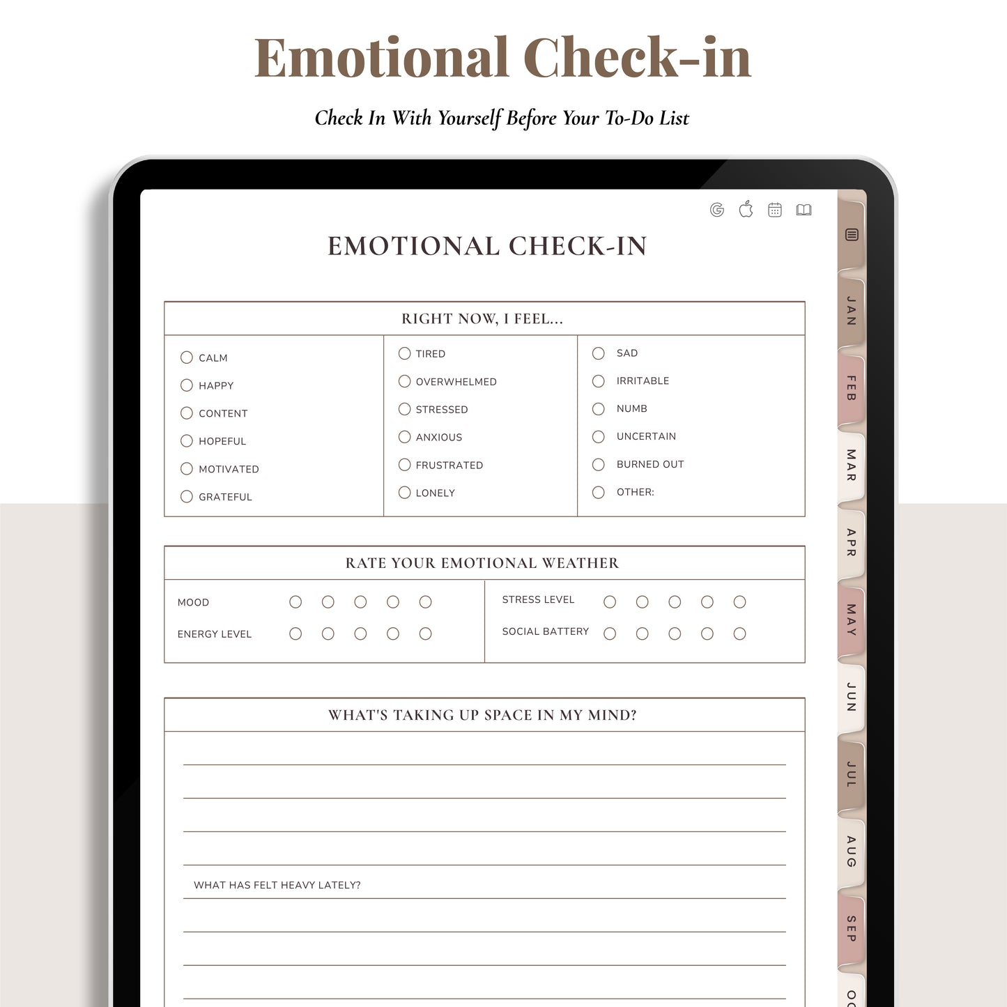Soft Survival | Burnout Recovery Planner